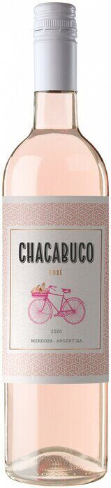 Чакабуко Росадо де Мальбек, вино розовое сухое, г/у 2020, креп. 13%, емк. 0,75 л.